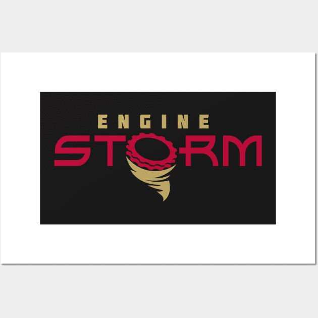 Engine Storm Logo Wall Art by Toogoo